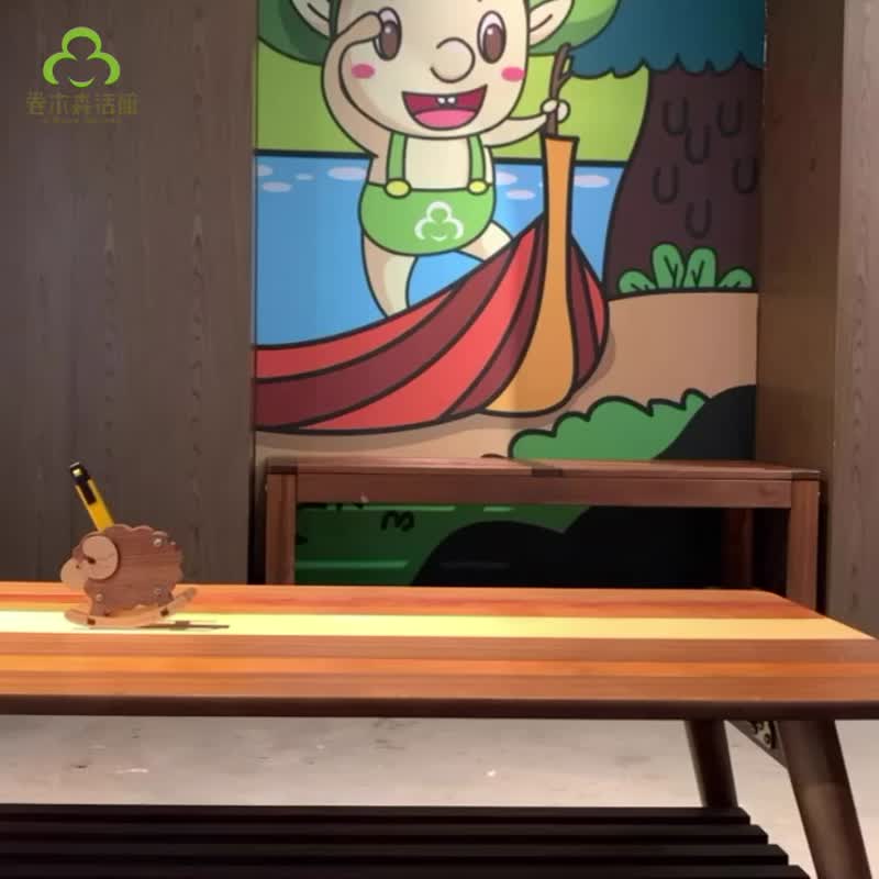 【手作DIY】動物 造型 可愛 木製筆架 文具收納 辦公室用品 實用 - 木工/竹藝/紙雕 - 木頭 咖啡色