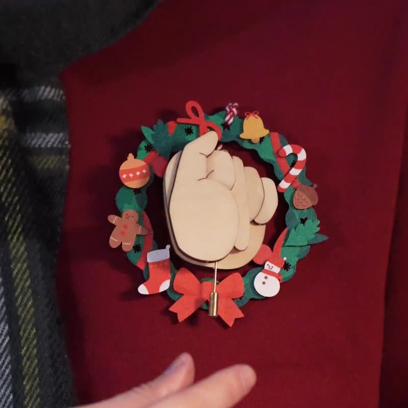 The Finger Pin DIY Kit - 木工/竹藝/紙雕 - 其他材質 多色