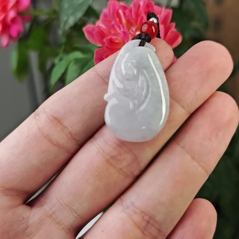 Natural Burmese Jadeite Pendant Necklace Product A - Necklaces - Gemstone Green