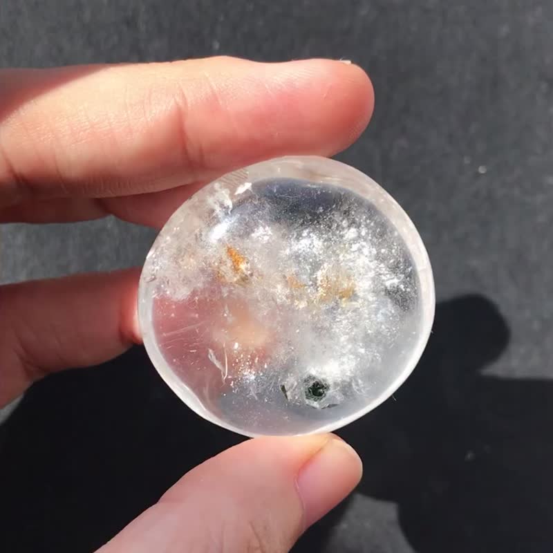 巴西礦物雲母幽靈水晶 星河 原石 水晶 擺設 phantom quartz - 其他 - 水晶 透明
