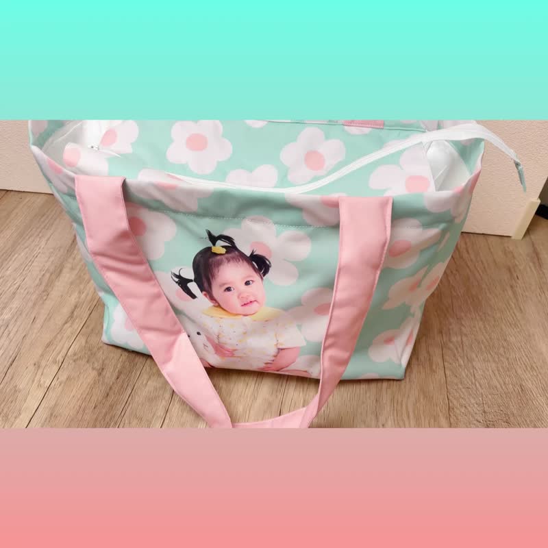 【客製托特包/媽媽包】客製夾層款托特包-增加包包夾層 - 手提包/手提袋 - 聚酯纖維 