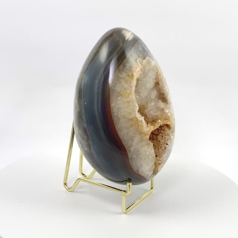 Agate Fortune Egg 360996 - ของวางตกแต่ง - คริสตัล หลากหลายสี