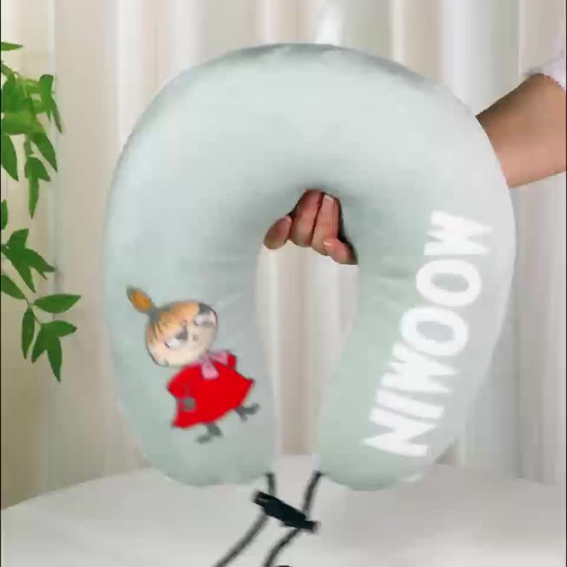 Moomin 公仔變形頸枕 - 頸枕/旅行枕 - 棉．麻 