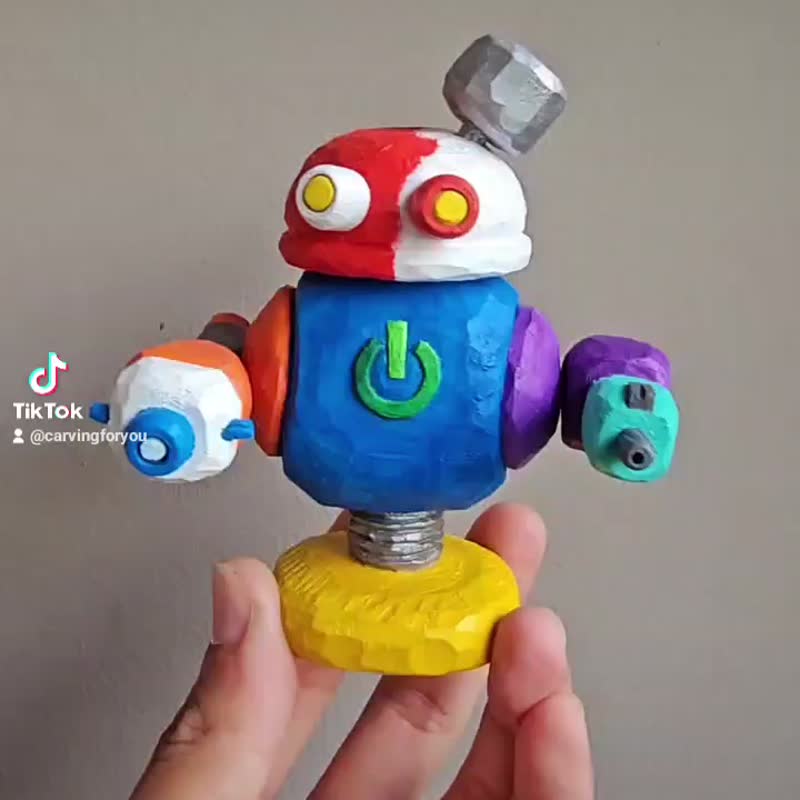 Armed Robotics - 公仔/玩偶 - 木頭 