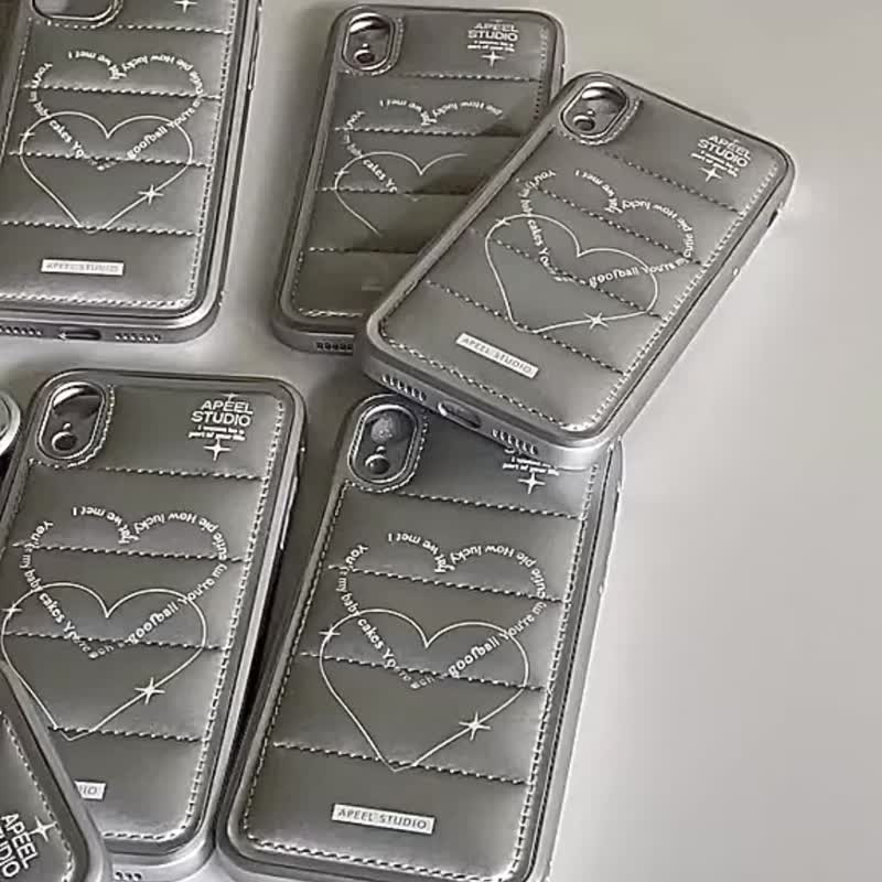 矽膠 手機殼/手機套 多色 - Baby Cakes iPhone 14 Pro 全包羽絨防摔保護殼 13系列 12系列