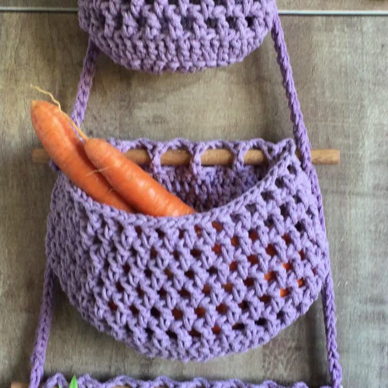 Tiered fruit basket Kitchen storage Sustainable gift RV decor Kitchen