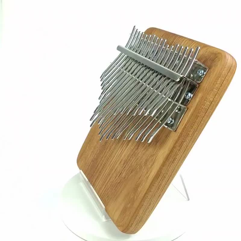 緬甸柚木拇指琴/34音拇指琴/KALIMBA - 吉他/樂器 - 木頭 咖啡色