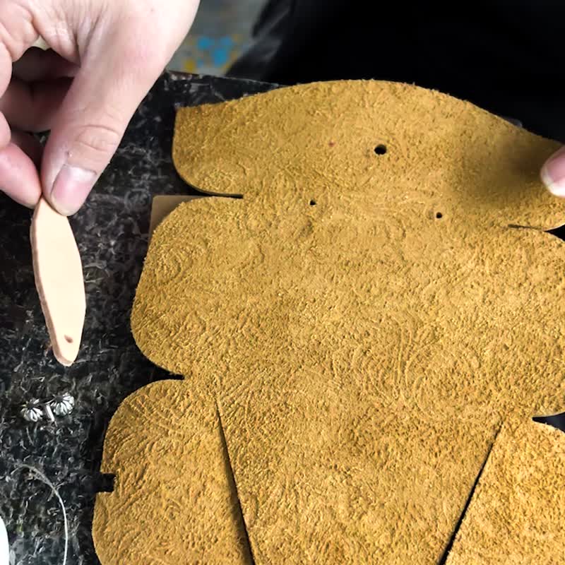 手工真皮眼鏡盒男女便攜掛繩頭層牛皮抗壓眼鏡包近視鏡盒墨鏡袋潮 - 眼鏡盒/眼鏡布 - 真皮 黑色