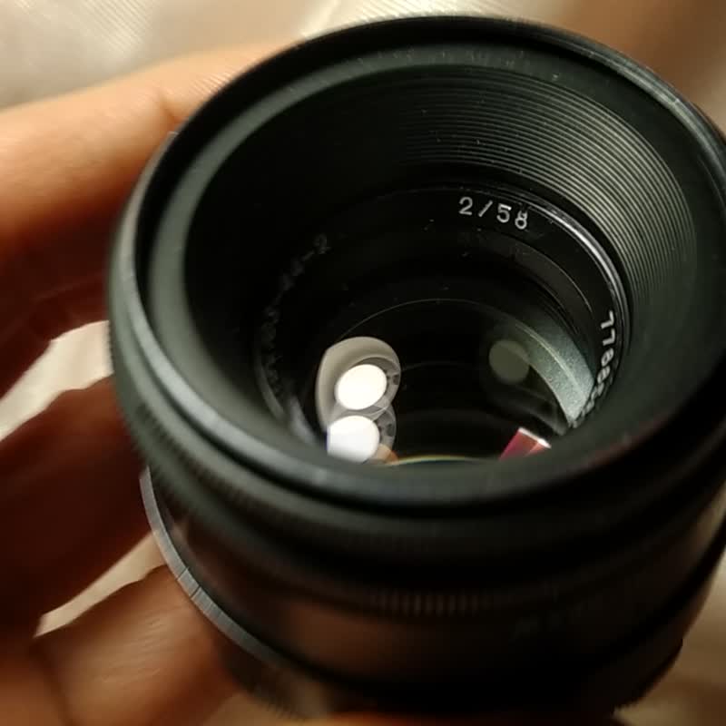 HELIOS-44-2 鏡頭 F2 58mm M42 ZENIT PENTAX 蘇聯木星 1977 年 - 相機/拍立得/底片相機 - 玻璃 黑色