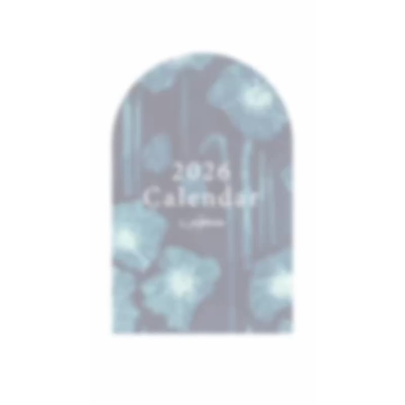 2026虎子花サイアノタイプカレンダー - 売上は0923災害復興基金に寄付 - カレンダー - 紙 