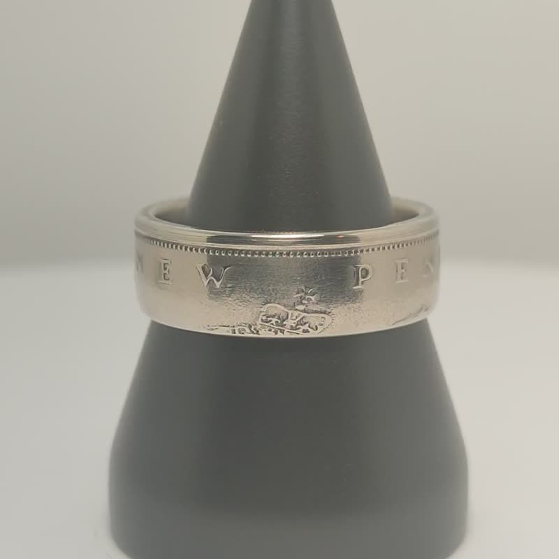 Britain Coin Ring For Woman, Britain Pound Man Ring, Britain Empire Coin Ring - 戒指 - 其他金屬 