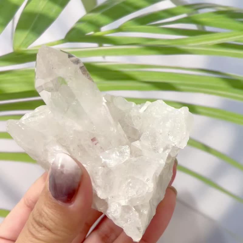 【白水晶簇】消磁必備淨化擺件/一物一拍 - 擺飾/家飾品 - 水晶 透明