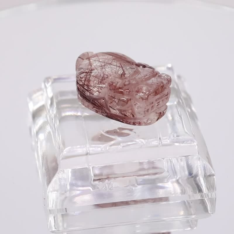魔鬼髮小貔貅 M- 02 - 擺飾/家飾品 - 水晶 透明