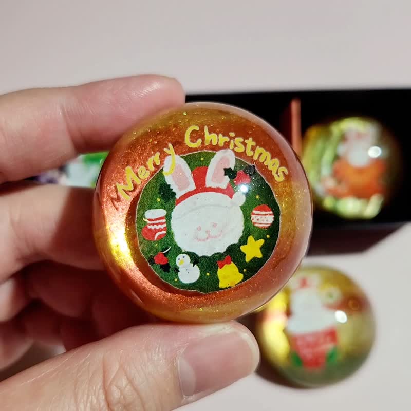 [Art Soap-Christmas Bunny Style] Customized • Fast Shipping • Corporate • Wedding • Amino Acid Soap - Soap - Other Materials Multicolor