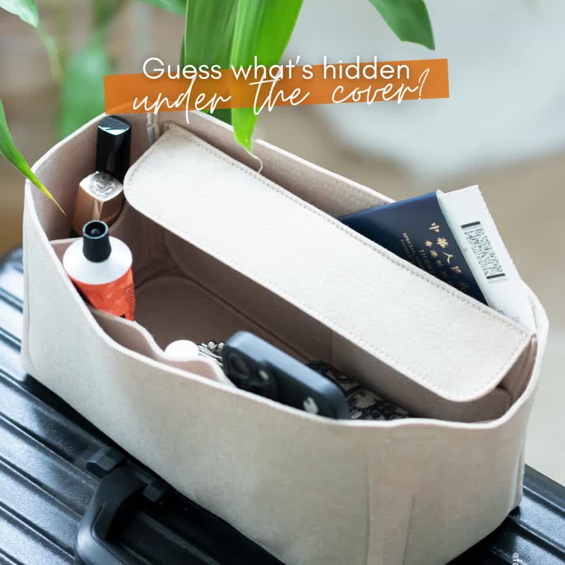 【新設計】手製內袋 Bag Organizer Hermes - Garden Party 36 - 化妝包/收納袋 - 其他材質 多色