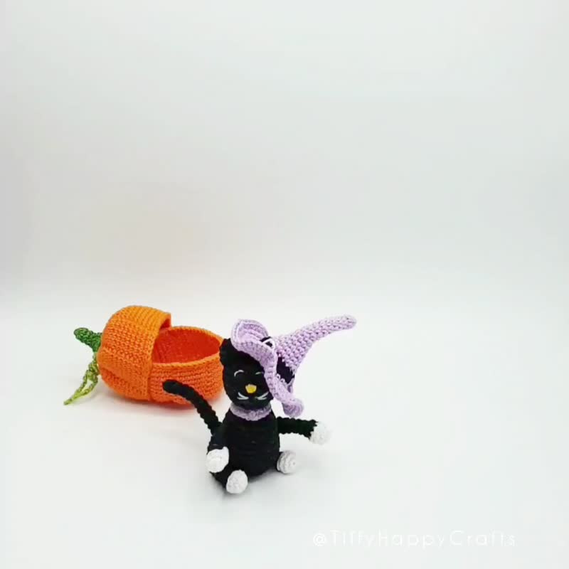 ハロウィンおばけとカボチャのあみぐるみ飾り あみぐるみ