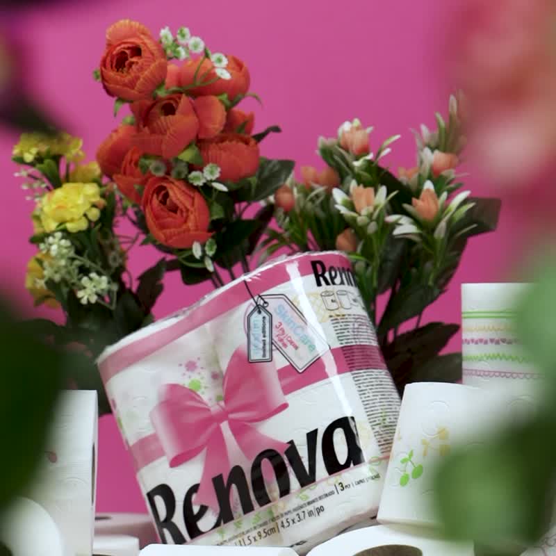 Renova roller tissue-spring limited edition print - อื่นๆ - กระดาษ ขาว