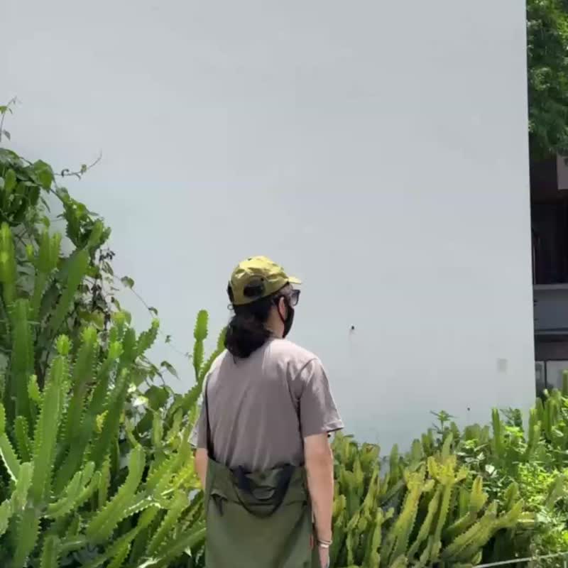 輕舟系列 超輕大容量通勤托特包 夏季消暑配色單肩手提兩用包包 - 手提包/手提袋 - 尼龍 綠色