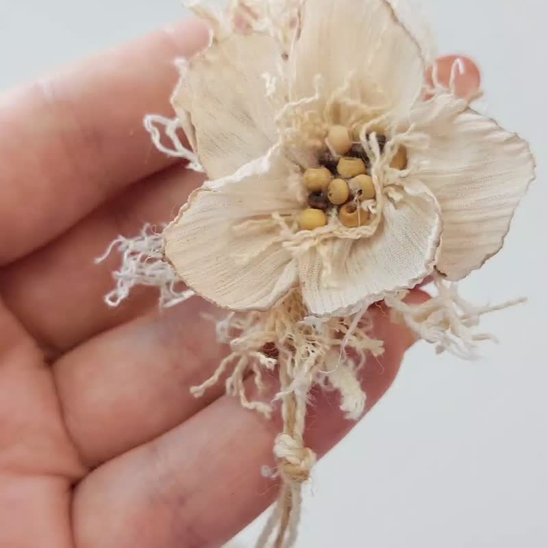 Newborn Flower girl headband,boho headband,Cute headband,Photography Props - 嬰兒帽子/髮帶 - 其他材質 白色