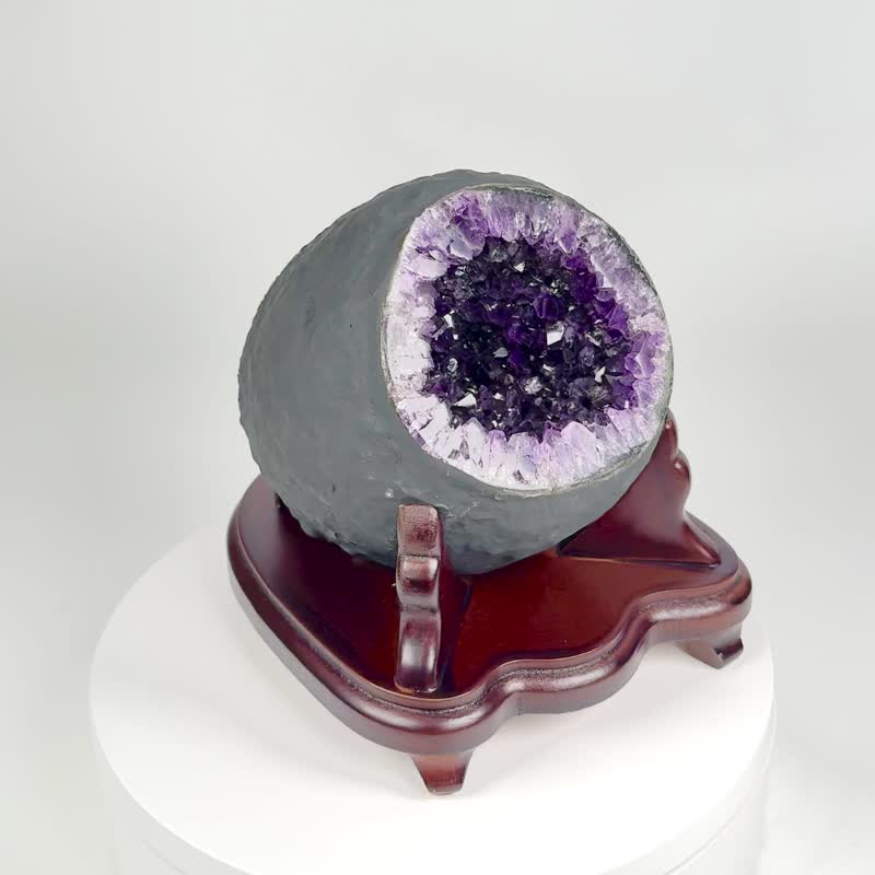 烏拉圭圓洞 052415 - 擺飾/家飾品 - 水晶 紫色