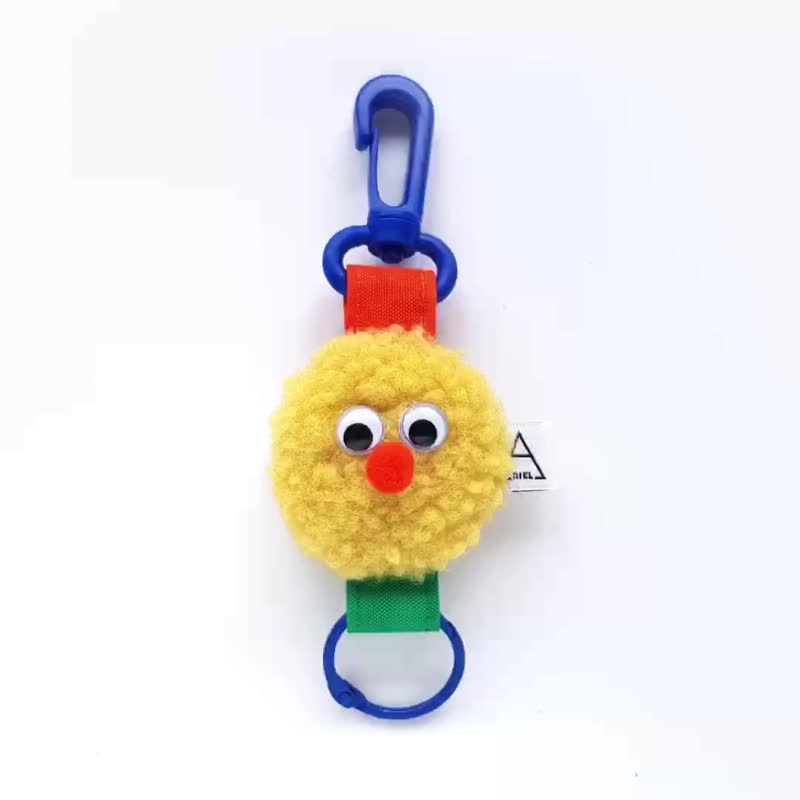 Gujiguji furry elf pendant keychain - Keychains - Other Materials Multicolor