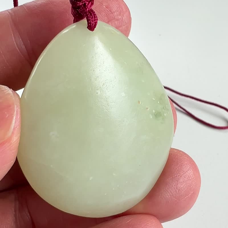 新疆和闐玉籽料 掛件 45克 和田玉 籽料 和闐玉 玉文化 山奇藝術 - 吊飾/掛飾 - 玉石 白色