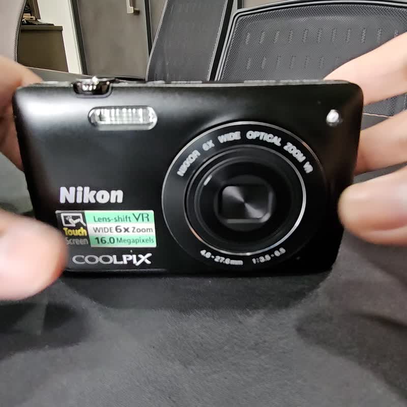 CCD ultra-thin pocket camera Nikon CoolPix S4300 85% new digital camera Y2K - กล้อง - วัสดุอื่นๆ สีดำ