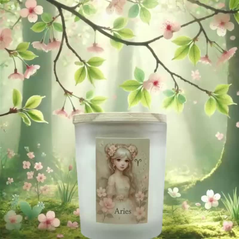 牡羊座 Aries 招財精油 勇敢啟程 財運同行 星座招財香氛禮物 - 香氛蠟燭/燭台 - 其他材質 白色