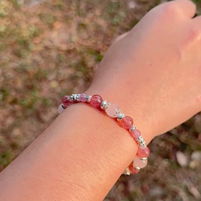 【クリスマスギフトボックス】幸せな恋愛のお守りアイシングクッキーとクリスタルブレスレットのギフトボックス - クッキー・焼き菓子 - 食材 