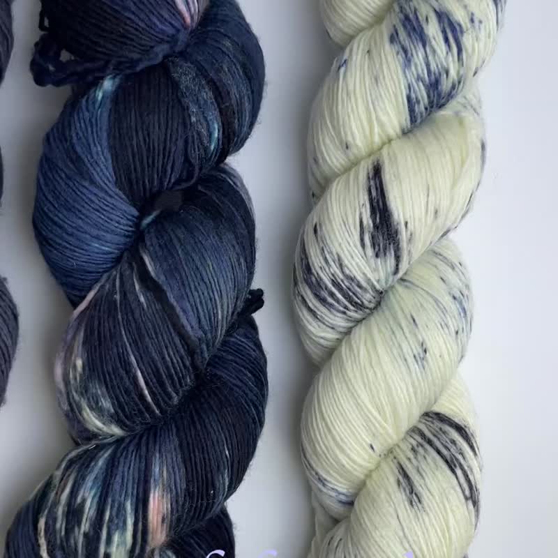 Fufugarden手染毛線織夢繫列-100%Premium Merino Wool - 編織/刺繡/羊毛氈/縫紉 - 羊毛 
