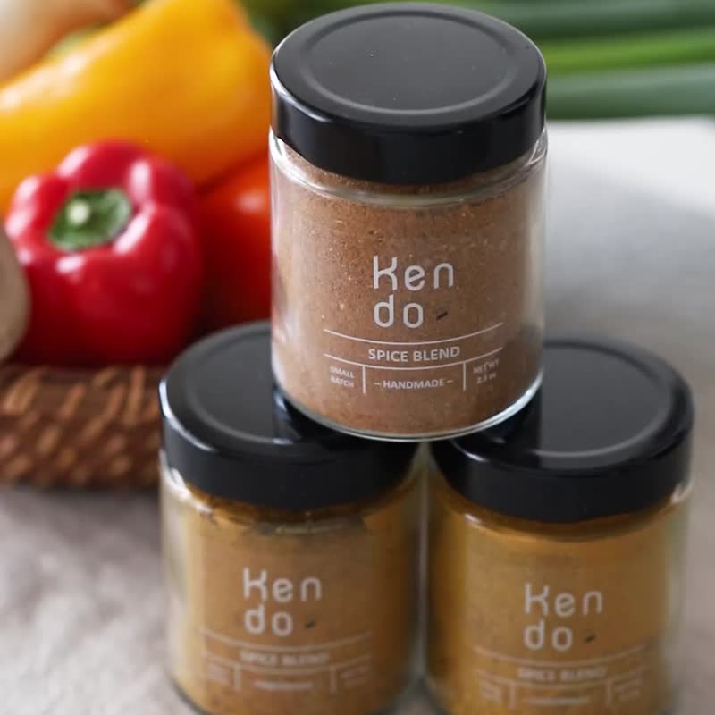 香料禮盒 - 醬料/調味料 - 玻璃 紅色