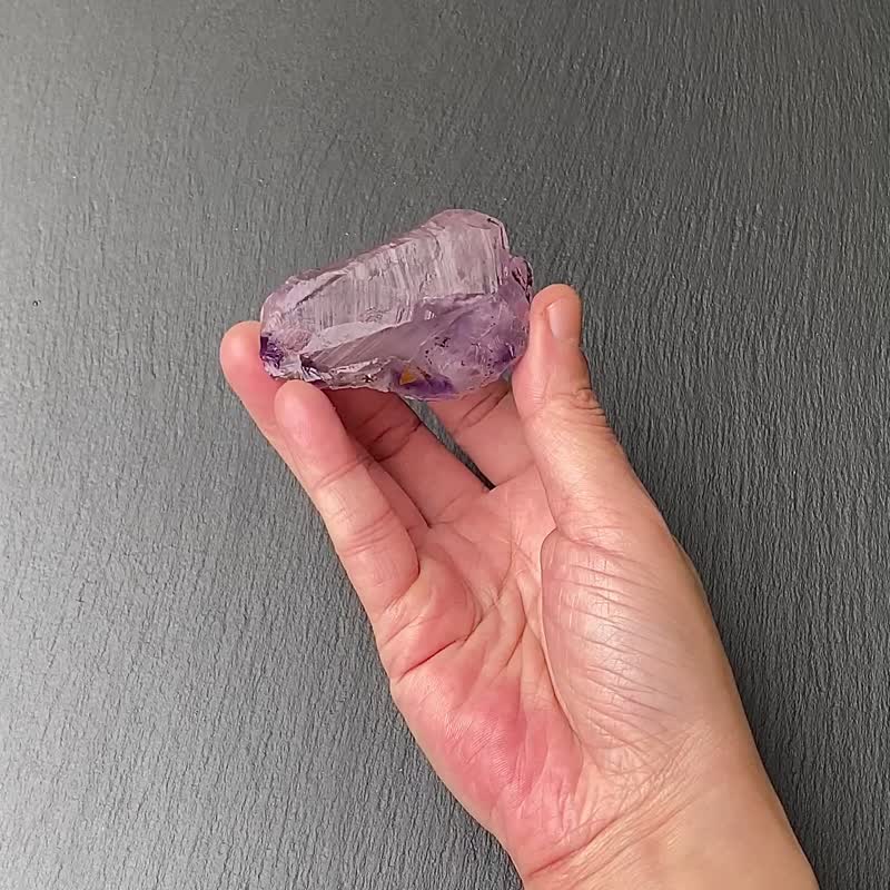 能量擺件-天然冰透體紫骸骨水晶 淨化治癒 加速完成願望 快速出貨 - 擺飾/家飾品 - 水晶 紫色