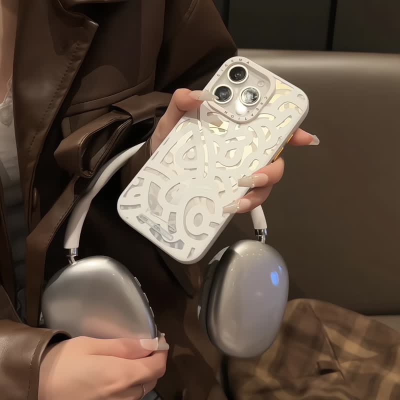 [Hidden magnetic suction] Aluminum alloy buttons are fully frosted and anti-drop and scratch-resistant for iPhone16pro-16promax - Phone Cases - Plastic 