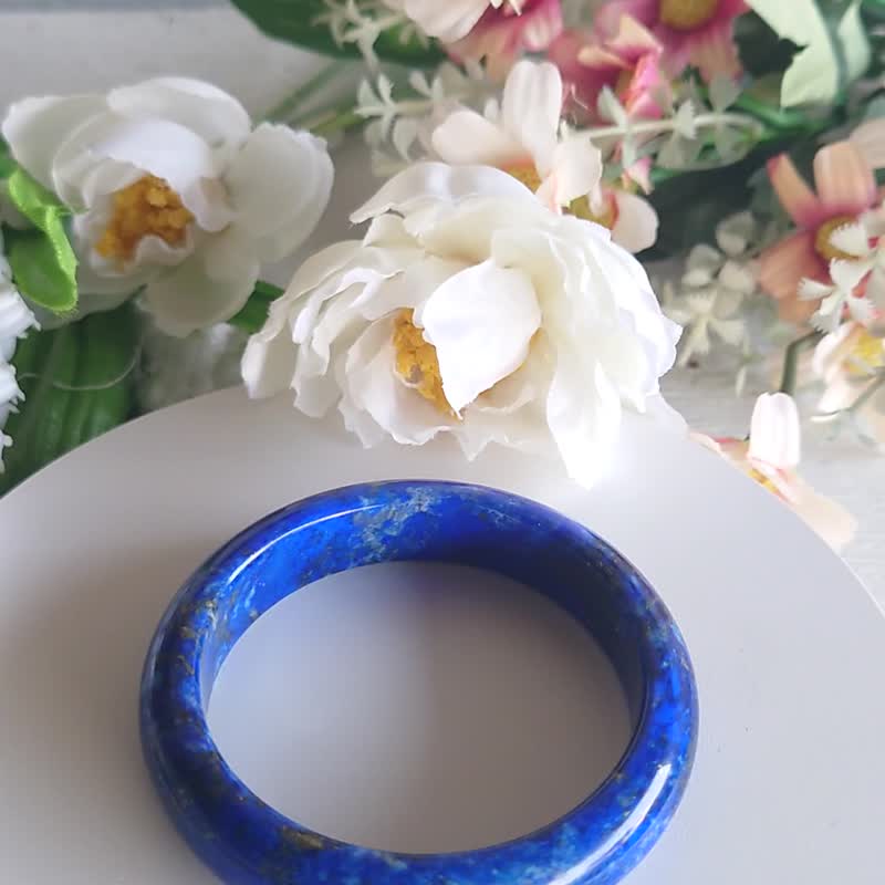 Miss feng natural stone-natural lapis lazuli bracelet - สร้อยข้อมือ - หยก 