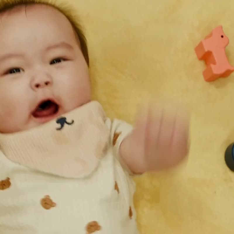 彩色米的喇叭-固齒器/新生兒禮盒/彌月禮 - 彌月禮盒 - 其他材質 紫色