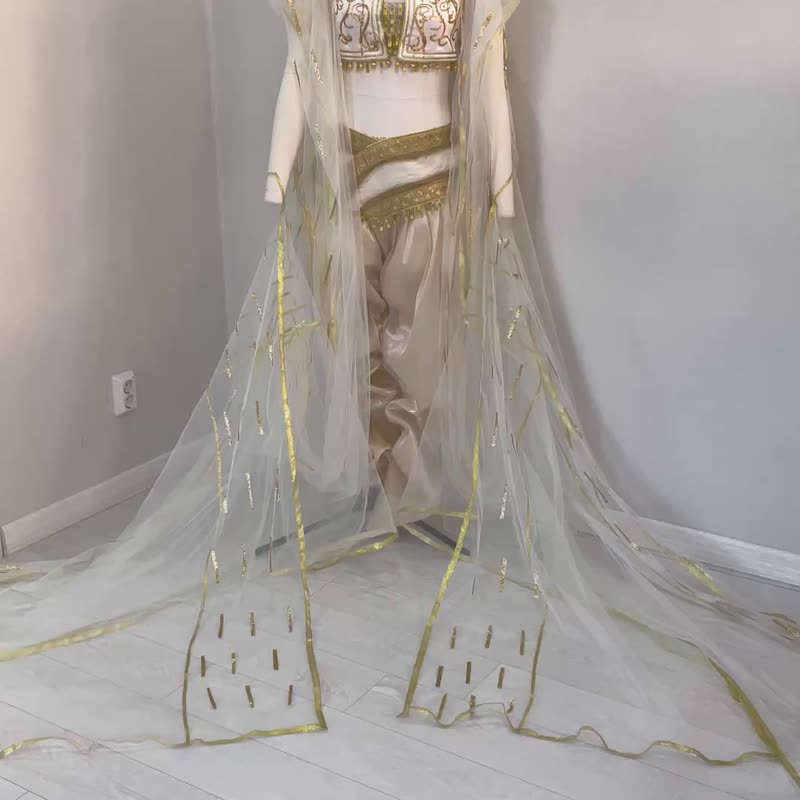 The Bride of Dracula Marishka costume - Van Helsing cosplay - 禮服/小禮服 - 其他材質 金色