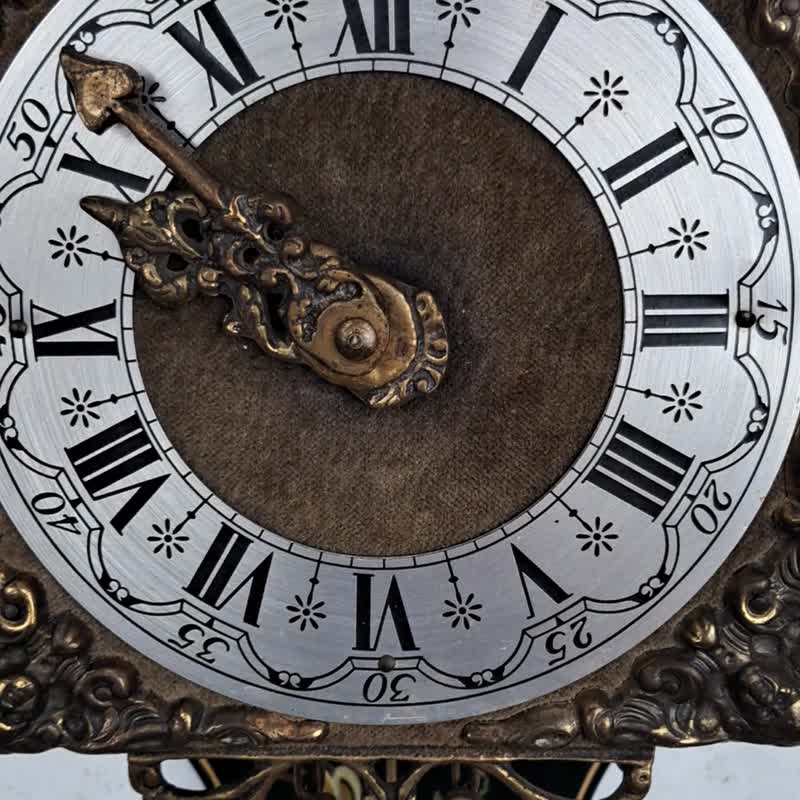 Zaanse Dutch Wall Clock Vintage Antique 8 day (Warmink WUBA Junghans Era) - 時鐘/鬧鐘 - 木頭 綠色