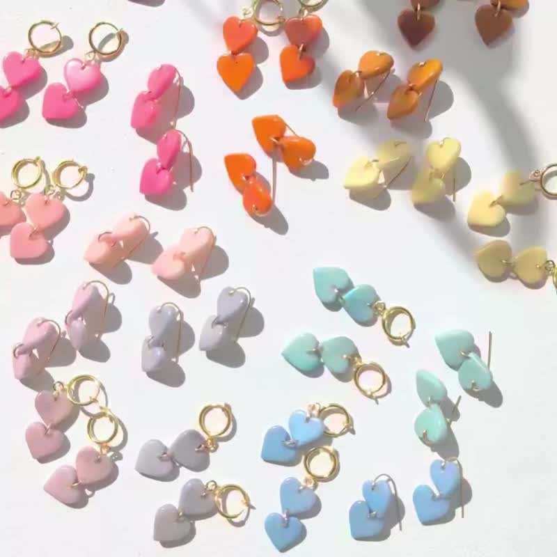 【Pinkoi線下活動預購商品】14kgf黑色的象牙椰子種耳環耳針/夾式 - 耳環/耳夾/耳骨夾 - 木頭 黑色