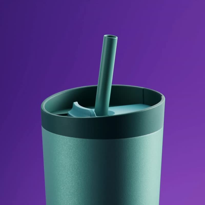 BlenderBottle【Tumbler系列】二合一雙飲口不鏽鋼吸管杯 24oz - 保溫瓶/保溫杯 - 不鏽鋼 