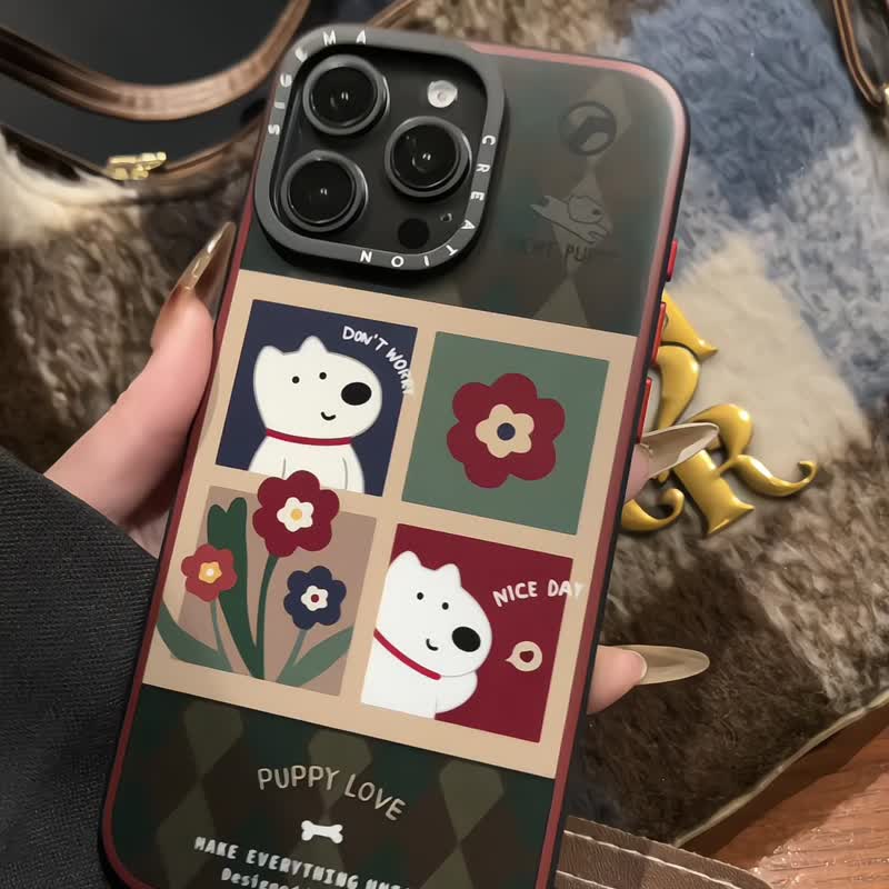 【隱藏式磁吸】Shirley鋁合金按鍵全磨砂防摔防刮iPhone16p-16pm - 手機殼/手機套 - 塑膠 多色