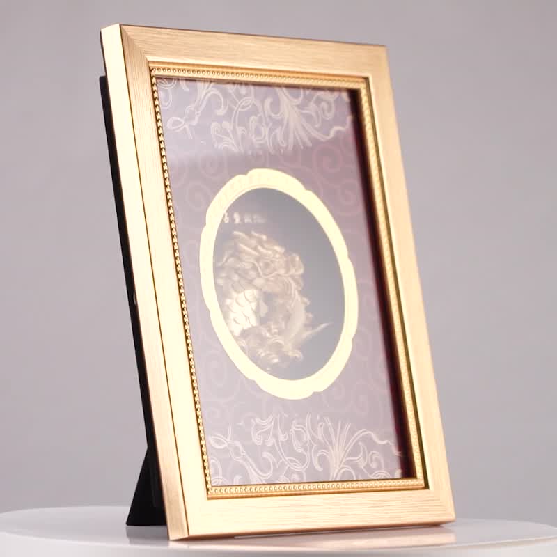 獨占鰲頭│開業開市│新居落成│升遷榮調祝賀禮品│聖誕禮物 - 畫框/相架  - 24k 金 金色