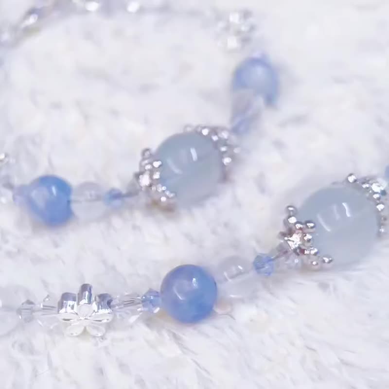 花靈之語- 花精靈的祝福-水晶手鍊-粉 - 手鍊/手環 - 寶石 粉紅色