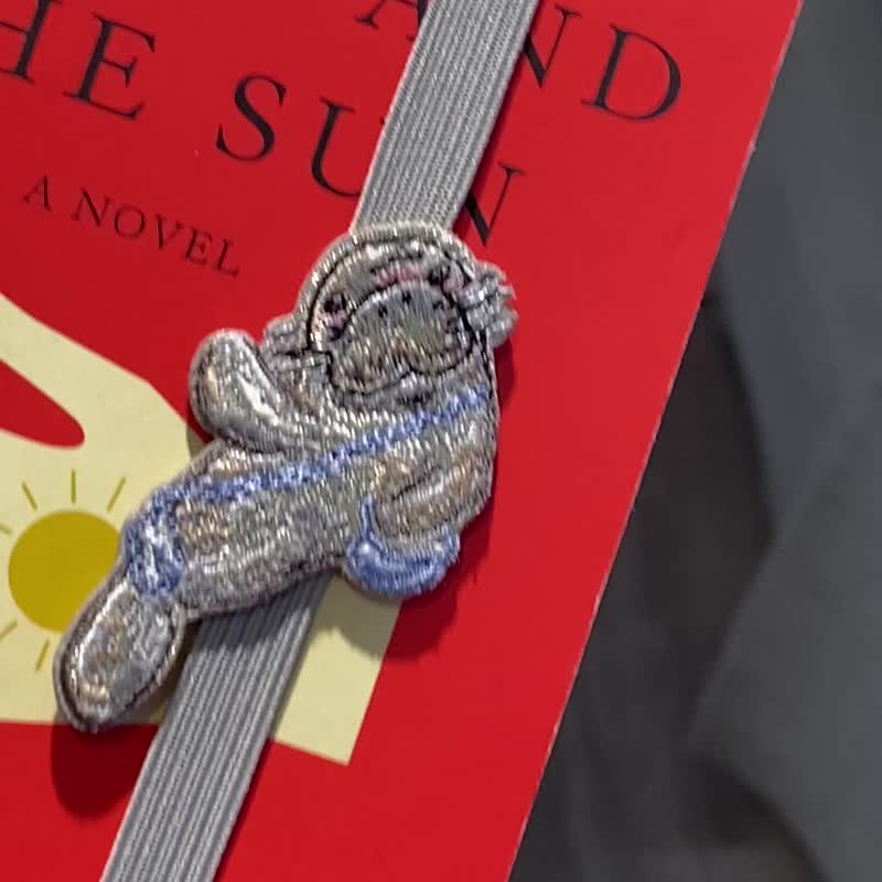 Manatee Caring Book Strap - Book Covers - Other Materials 