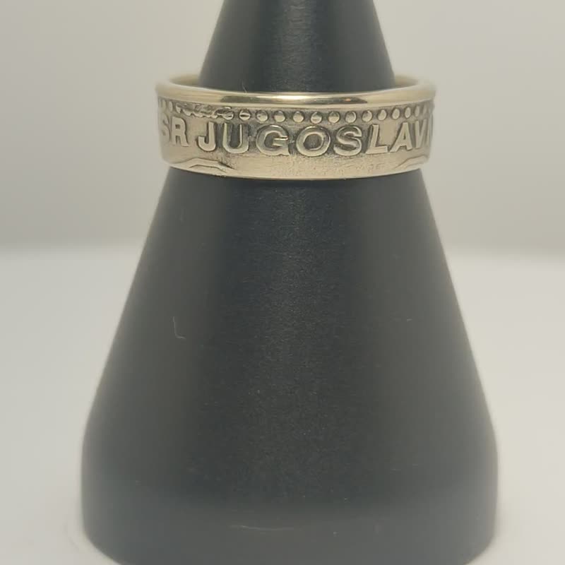 Yugoslavia Man Ring, Men Ring Yugoslavia, Ring Yugoslavia, Ring From Yugoslavia - 戒指 - 其他金屬 