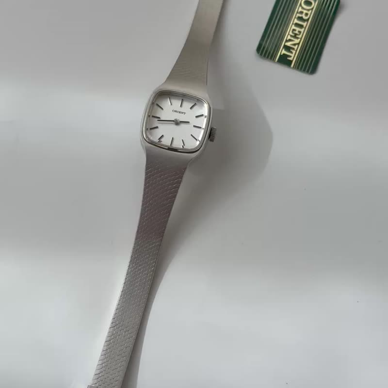 Orient中古錶/復古時鐘/時鐘/老錶/vintage watch/女錶 - 女錶 - 其他金屬 銀色