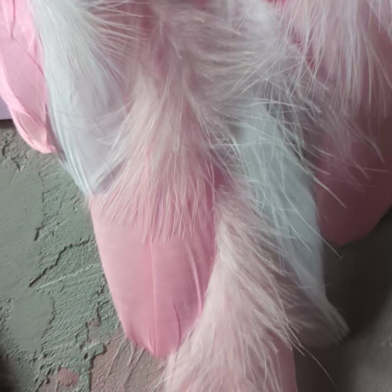Pink cat dream catcher | Cat owner gift idea | Love cats | Kitten dreamcatcher - 壁貼/牆壁裝飾 - 繡線 粉紅色