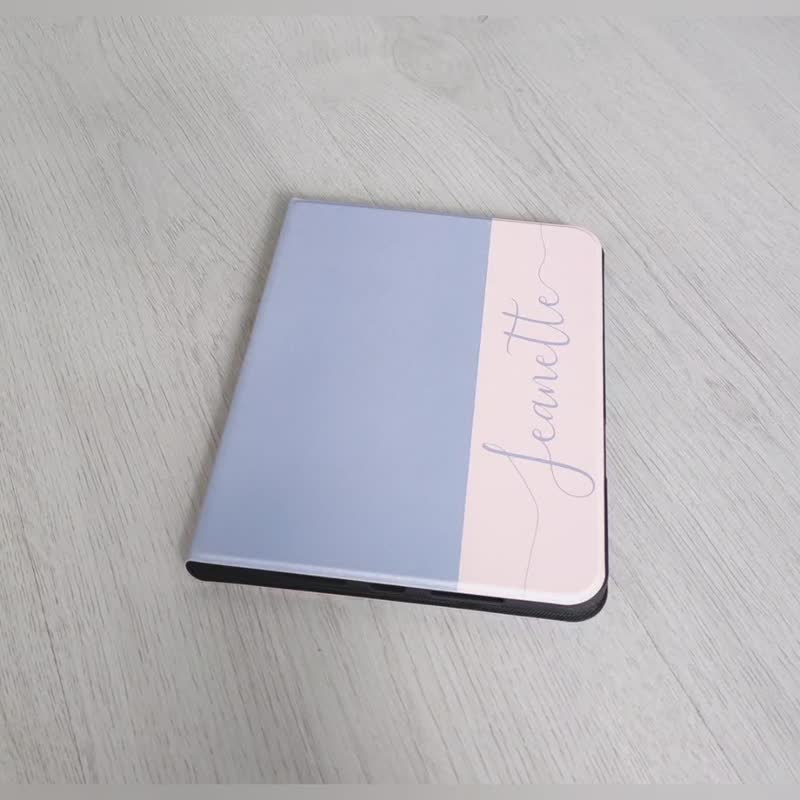 Custom made Personalized iPad flip Case cover with stand for iPad Pro Air 4 8th - เคสแท็บเล็ต - พลาสติก หลากหลายสี