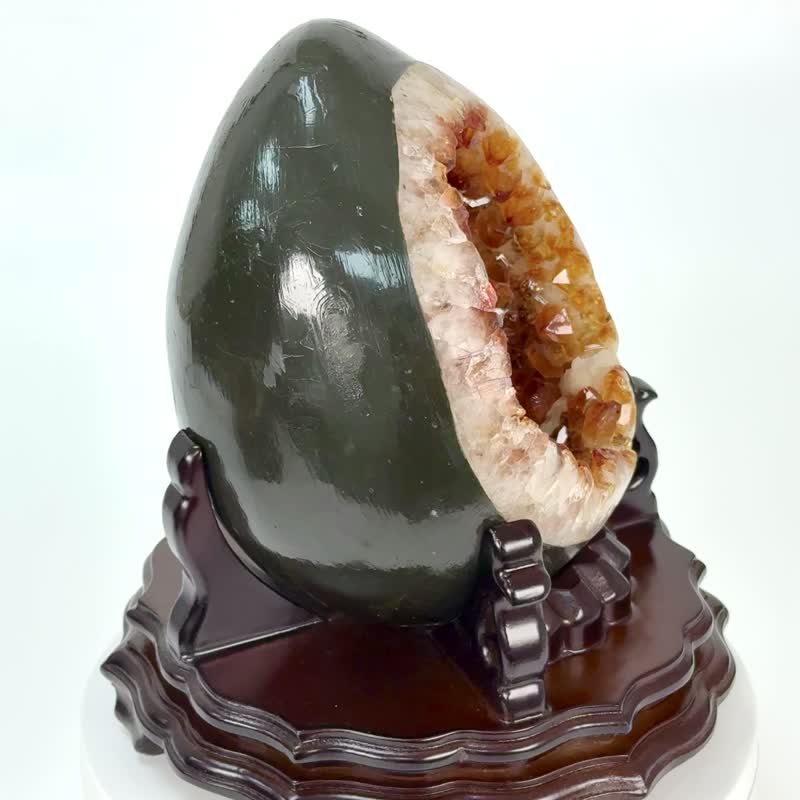 巴西黃晶洞 053100 - 擺飾/家飾品 - 水晶 黃色