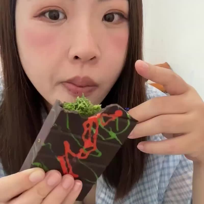 杜拜巧克力 開心果脆麵巧克力夾心限量販售 - 巧克力 - 新鮮食材 綠色