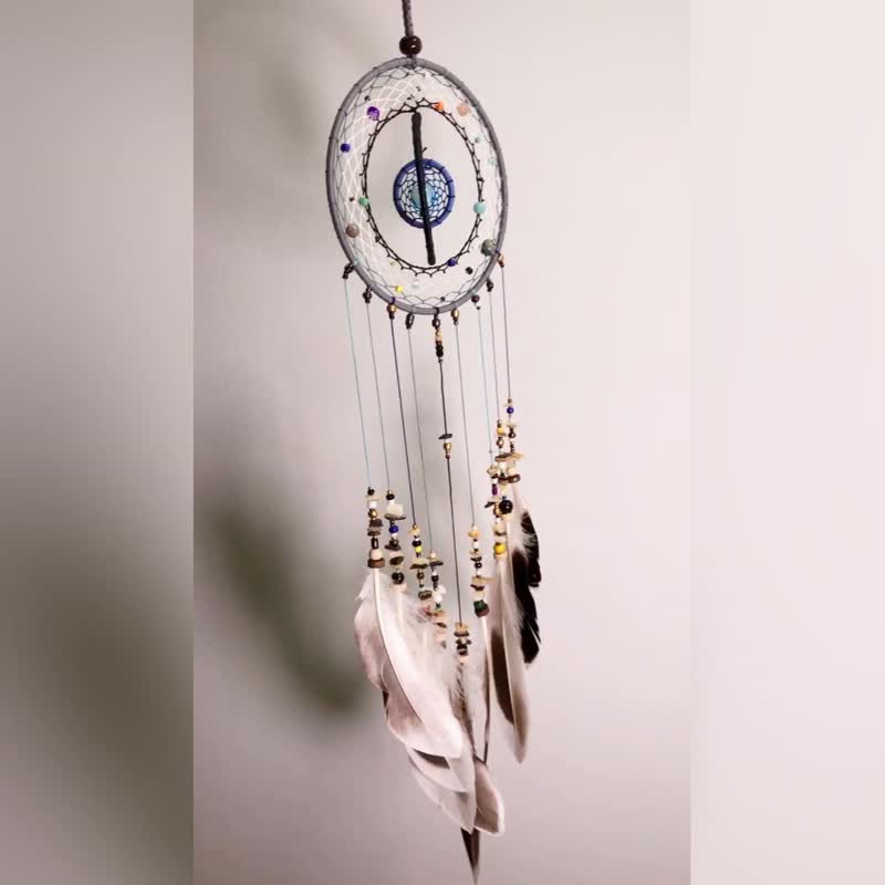 Three Rings Hanging Dream Catcher - 3D World - Items for Display - Other Materials Gray